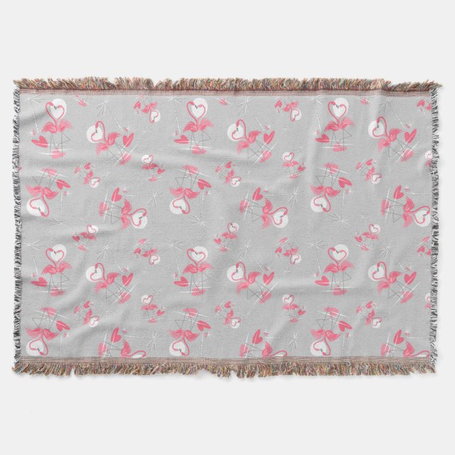 Manta Flamingo Love Multi-Lay Blancket (Frente)