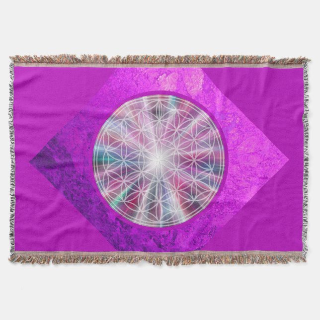 Manta Flor De Vida / Blume des Lebens - Botão VII (Frente)