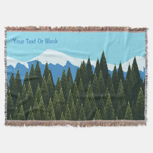 Manta Floresta Fractal (Frente)