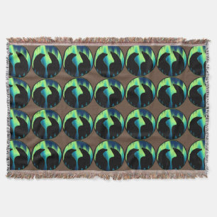 Manta Fogão das luzes do Norte do guarda-lamas