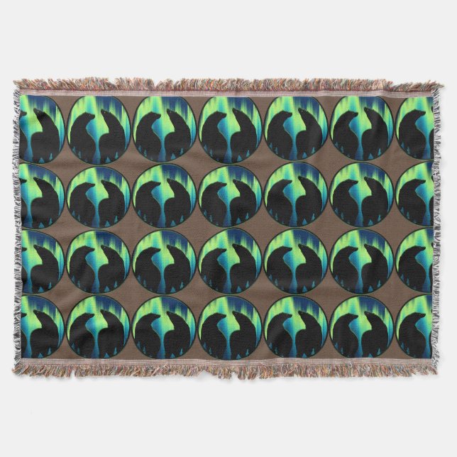 Manta Fogão das luzes do Norte do guarda-lamas (Frente)