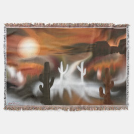 Manta Fogo Sudoeste e Arte Abstrato de Gelo