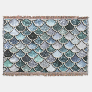 Manta Folha de Silver Metálica Brilhante Escalas