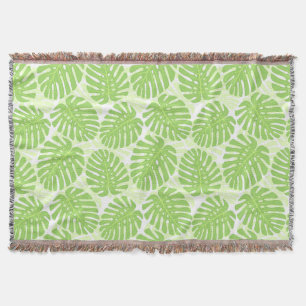 Manta Folhas da planta tropical - teste padrão de