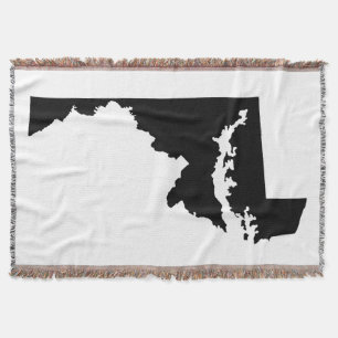 Manta Forma preta de Maryland