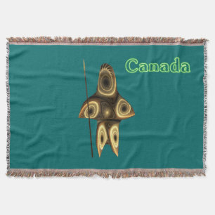 Manta Fractal Inuit Hunter - Canadá