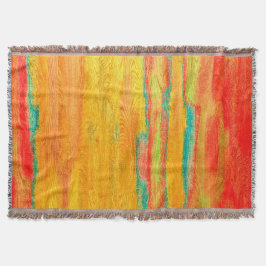 Manta Fundo Colorido de Madeira Moderna com Graça #5