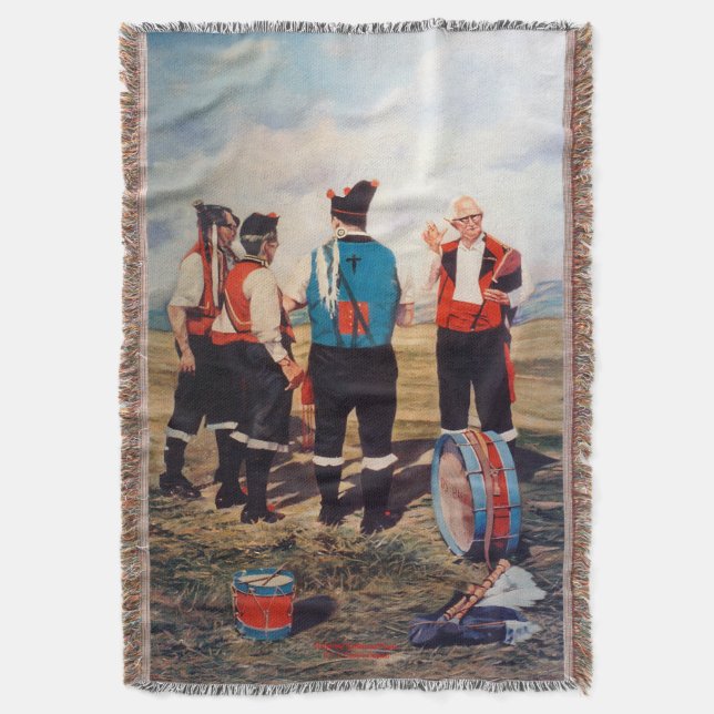 Manta Gaiteros/Gaiteiros/Pipers (Frente Vertical)