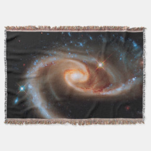 Manta Galáxias Rosa Arp 273 Foto do Espaço Exterior Hubb