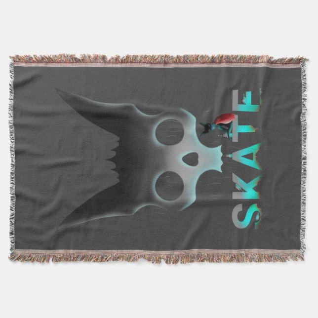 Manta Gato de Skull Grafite (Frente)