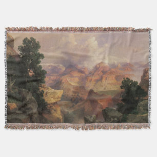 Manta Grand Canyon por Thomas Moran, Paisagem Vintage
