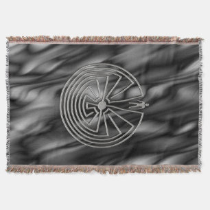 Manta HOMEM na prata do LABIRINTO + seu fundo