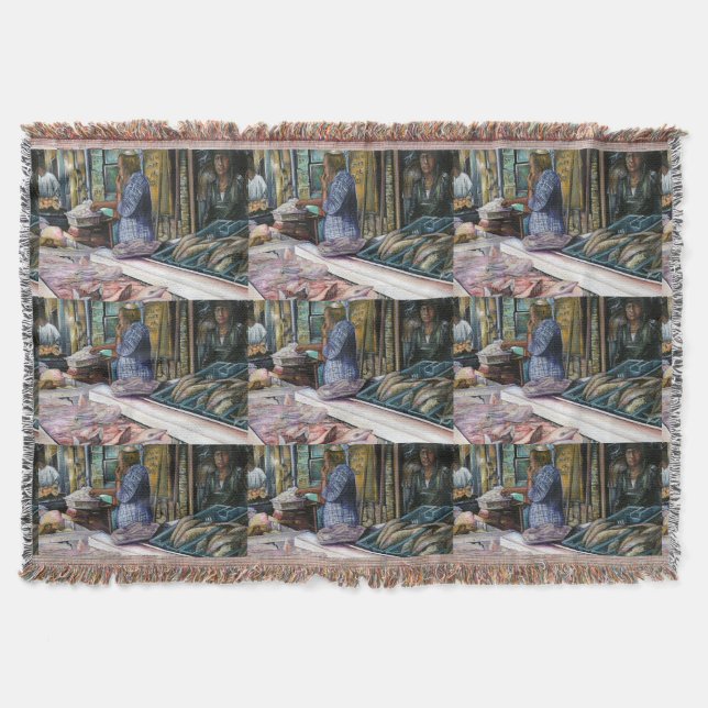 Manta Homens do Deserto, Presentes do Mar, Jerusalém (Frente)