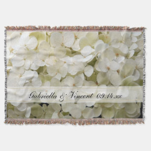 Manta Hydrangea White Flower Weding Keepsasak