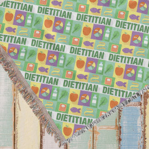 Manta Icónico profissional da dietista projetado
