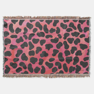 Manta Impressão vermelho e preto da Dalmácia