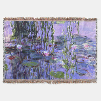 Manta Impressionismo Lírios Lírios De Água Pintura