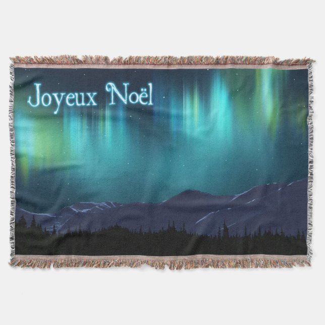 Manta Joyeux Noё l - Aurora Borealis (Frente)