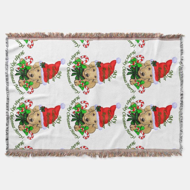 Manta Labrador Retriever Christmas (Frente)
