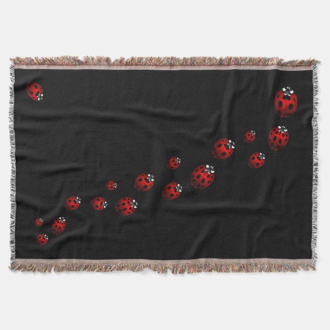 Manta Ladybug Blanket Ladybug / Ladybird Throw Blankets (Frente)