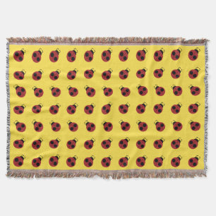 Manta Ladybug Pattern Graphic Yellow