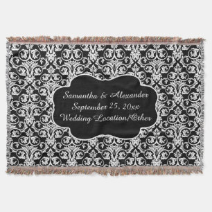 Manta Lança Personalizada de Keepape de Casamento tema d