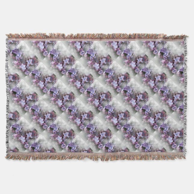 Manta Lilac florescendo (Frente)