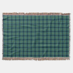 Manta Luz de Keith do clã - Tartan escocês antigo verd