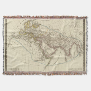 Manta Mapa do atlas de Paris