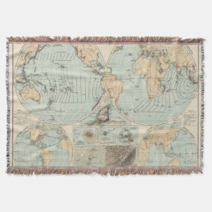 Manta Mapa do atlas do DES Erdinnern de Thatigkeit