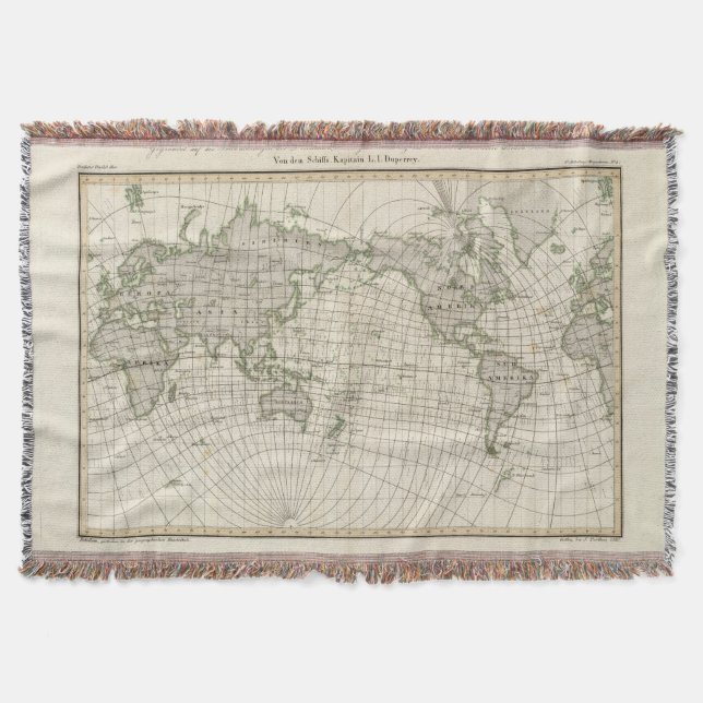 Manta Mapa magnético do mundo (Frente)