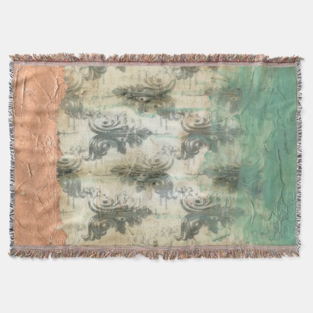 Manta Moderno Fleur De Lis Design (Frente)