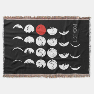 Manta MOONLICE branco e vermelho + suas ideias