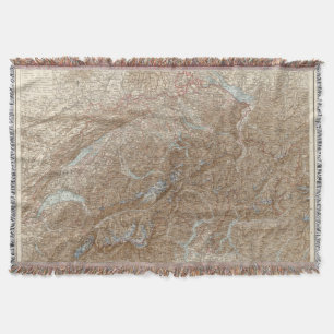 Manta Morre Schweiz, mapa do atlas da suiça