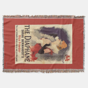 Manta Mulher de Diaphane do La que pulveriza o poster do