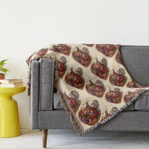 Manta Natais vintages, Brinquedos de Pipe do Papai Noel 