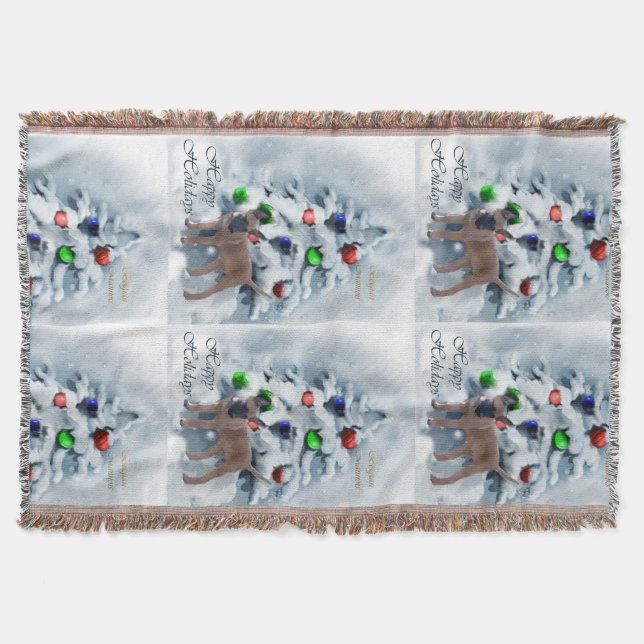 Manta Natal belga Malinois (Frente)