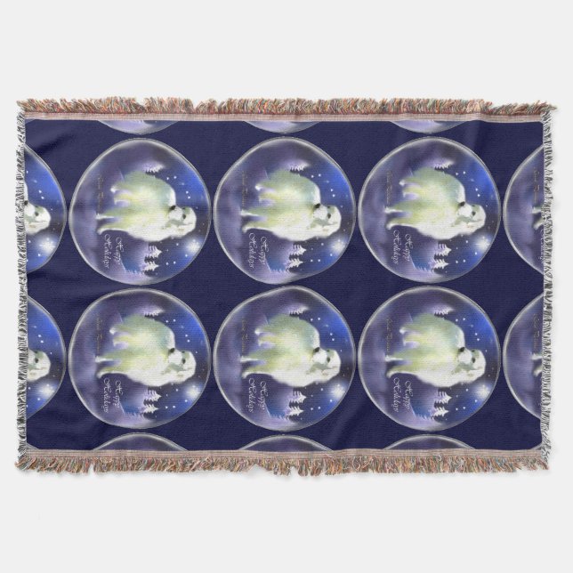 Manta Natal dos Pirenéus excelentes (Frente)