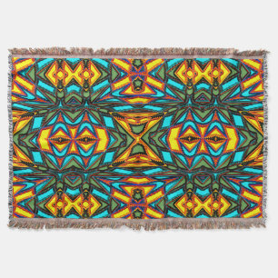 Manta Nativo Americano moderno - 7 Throw Blanket