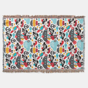 Manta Navigação retro da ilustração dos piratas