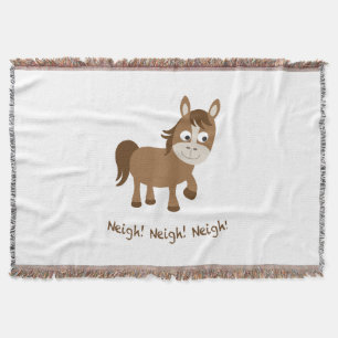 Manta Neigh, Neigh, Neigh! Cavalo bonito