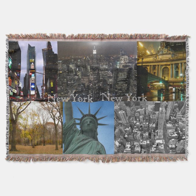 Manta New York Blanket New York Landmark Souvenir Gift (Frente)