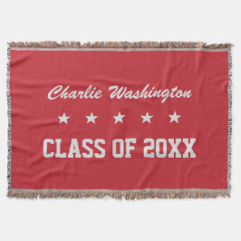 Manta Nome da graduação, ano & cobertura feitos sob