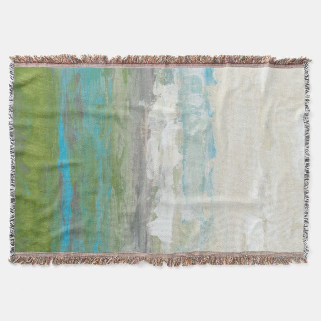 Manta Nuvens Brancas Superando Uma Linda Paisagem (Frente)