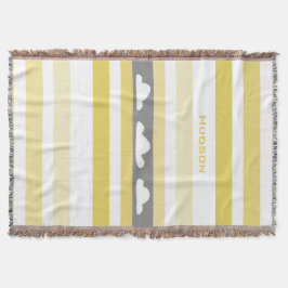 Manta Nuvens com distribuição amarela personalizada