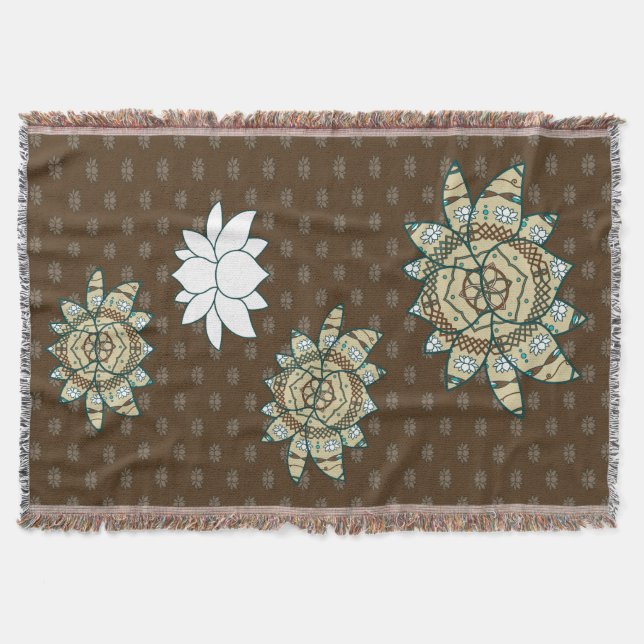 Manta O Lotus Throw Blanket (Frente)