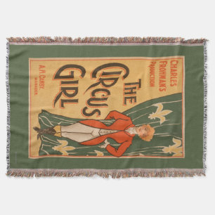 Manta O poster teatral #1 da menina do circo