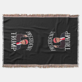 Manta O Presidente Donald Trump Red Hat Dói