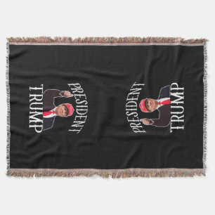 Manta O Presidente Donald Trump Red Hat Dói