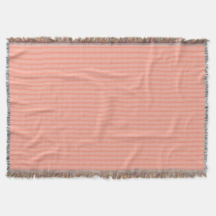 Manta O rosa salmon abstrato listra o teste padrão